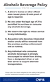 Alcohol Policy Kit for Bars/Clubs