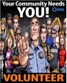 Volunteer Community Needs You Poster