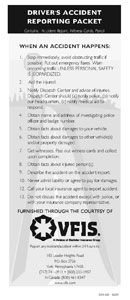 Driver's Accident Reporting Packet